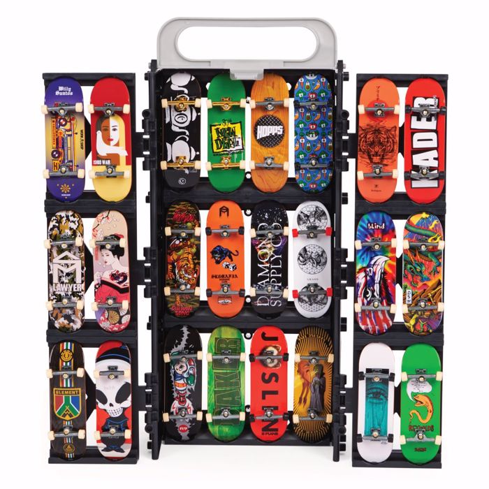 Tech Deck Play and Display Me Paketo Rampas pou Metamorfonetai, Thiki Probolis kai Metaforas kai Monadiko Sanidaki